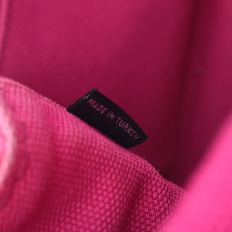 PRADA Prada Kana Pamini Fuha Pink Women's Canvas Tote Bag B Rank Used Silgrin