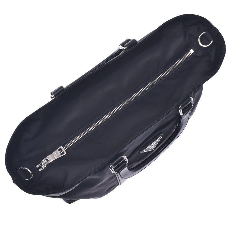 PRADA Prada 2way Bag Black B2879N Unisex Nylon / Leather Handbag A-Rank Used Sinkjo