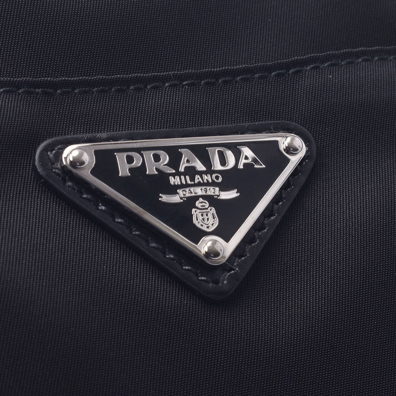 Prada Prada 2way包黑色B2879N男女通用尼龙/皮革手提包A-Rank使用水池