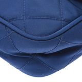 PRADA Prada 2WAY Clutch Bag Royal Blue BT1025 Ladies Quilted Nylon /Leather Shoulder Bag AB Rank Used Ginzo