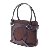 Salvatore Ferragamo Ferragamo Gantini 2way Bag Brown Women's Suede / Curf Handbags AB Rank Used Sinkjo