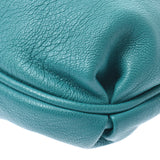 Ferragamo Ferragamo Ferragamo gantini metallic emerald green calf one shoulder bag