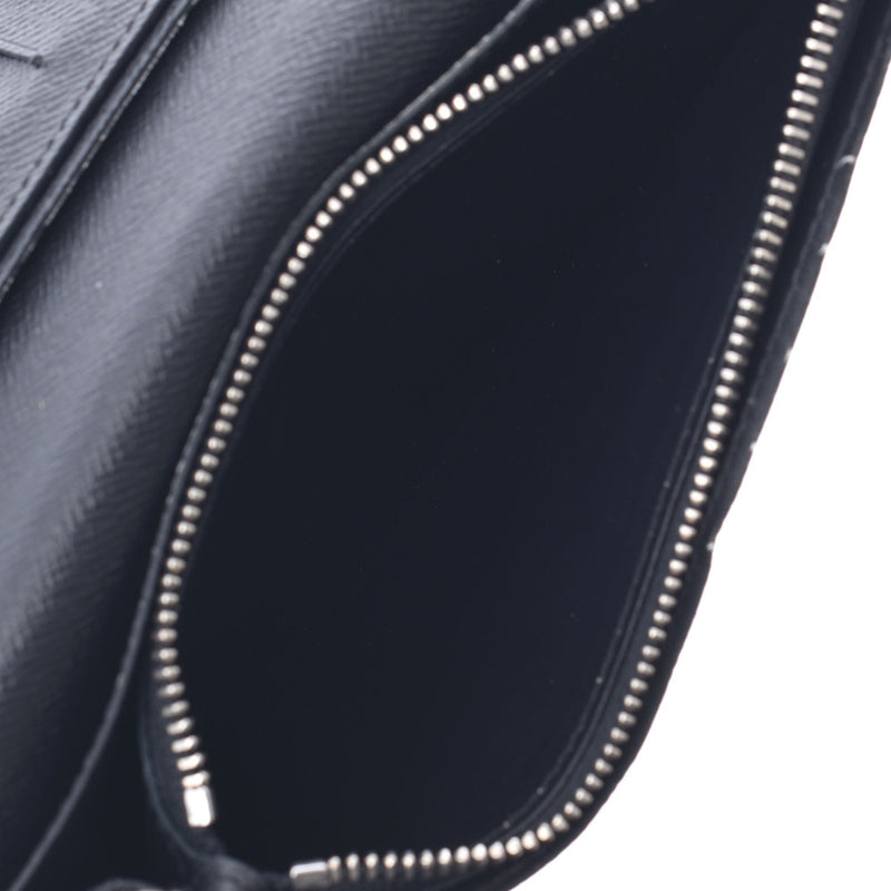 Louis Vuitton Louis Vuitton Epi Portopheille Braza Noir M60622 Men's Epireser Long Wallet B Rank Used Silgrin