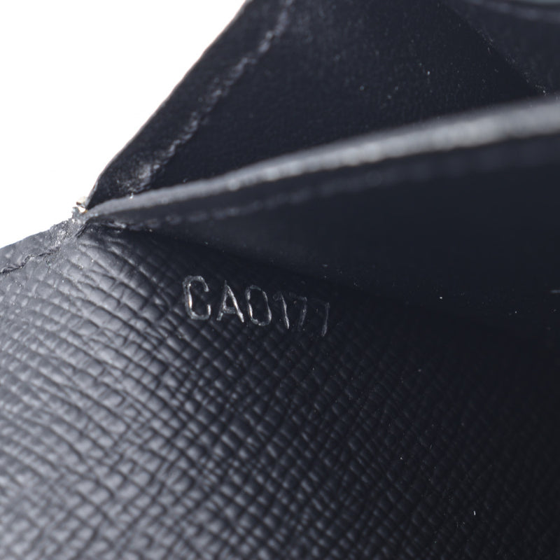 Louis Vuitton Louis Vuitton Epi Portopheille Braza Noir M60622 Men's Epireser Long Wallet B Rank Used Silgrin