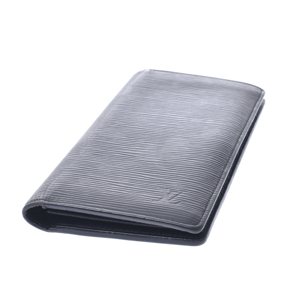 ルイヴィトンポルトフォイユ ブラザ 14127 ノワール メンズ エピレザー