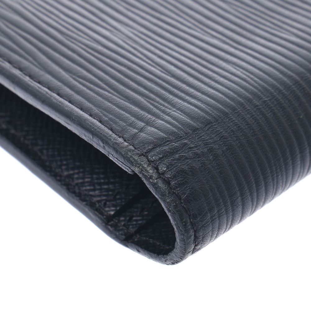 ルイヴィトンポルトフォイユ ブラザ 14127 ノワール メンズ エピレザー