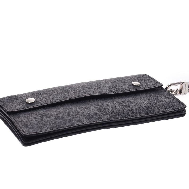 ルイヴィトン N60023 ポルトフォイユアコルディオンチェーン付き財布 メンズブランド財布