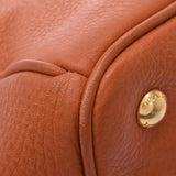 PRADA Prada Orange Gold Bracket BR4482 Women's Curf Tote Bag AB Rank Used Sinkjo