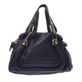 Chloe Chloe Palati 2way Bag Black Women's Curf Handbags AB Rank Used Silgrin