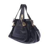 Chloe Chloe Palati 2way Bag Black Women's Curf Handbags AB Rank Used Silgrin