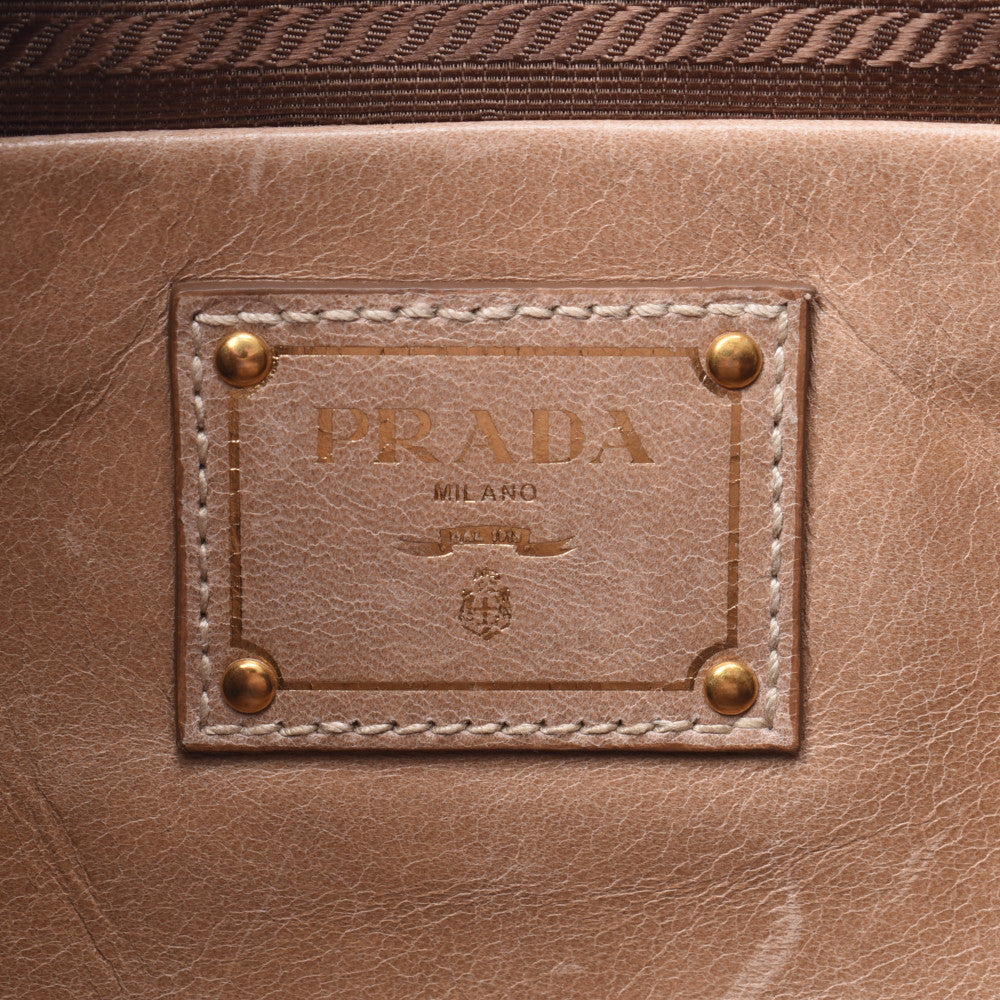 プラダ ベージュ ユニセックス クラッチバッグ PRADA 中古 – 銀蔵