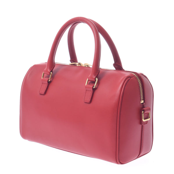 Saint Laurent Sun Laurent Baby Duffel 2way Bag Red 330958 Women's Curf Handbags A Rank Used Silgrin
