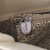 Cartier Cartier Pantere Ivory Silver Bracket Women's Curf Shoulder Bag AB Rank Used Silgrin