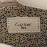 Cartier Cartier Pantere Ivory Silver Bracket Women's Curf Shoulder Bag AB Rank Used Silgrin