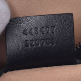 GUCCI グッチ GGマーモント チェーンショルダーバッグ スモール 黒 ゴールド金具 443497 レディース カーフ ショルダーバッグ Aランク 中古 銀蔵