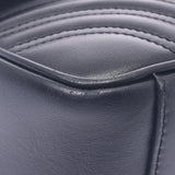GUCCI グッチ GGマーモント チェーンショルダーバッグ スモール 黒 ゴールド金具 443497 レディース カーフ ショルダーバッグ Aランク 中古 銀蔵