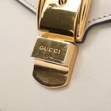 Gucci Gucci Sylvi迷你2way单肩包象牙色金支架470270女性凝乳手提包B排名使用水池