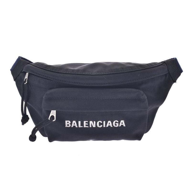 BALENCIAGA Balenciaga Body Bag Black 569978 Unisex Nylon Waist Bag B Rank Used Ginzo