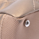Chanel Chanel Parivi Litz Tote PM Gold Women's Canvas / Leather Tote Bag B Rank Used Sinkjo