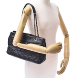 Chanel Chanel Wild Stitch Chain Tote Black Silver Fittings Ladies Curf Shoulder Bags AB Rank Used Sinkjo