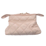 Chanel Chanel Matrasse 2way Chain Shoulder Beige Gold Bracket Women's Soft Caviar Skin Shoulder Bag Unused Silgrin