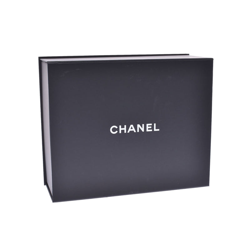 Chanel Chanel Matrasse 2way链肩米色金支架女式软鱼子酱皮肩包未使用的Silgrin