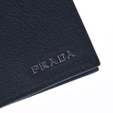 Prada Prada Outlet Black 2MC101 Unisex Curf Card Case AB Rank Used Silgrin