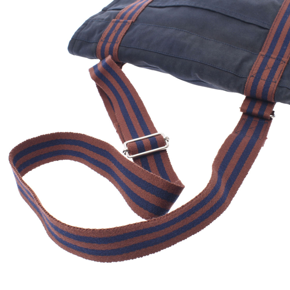 HERMES エルメス サックフールトゥMM ハンドバッグ キャンバス