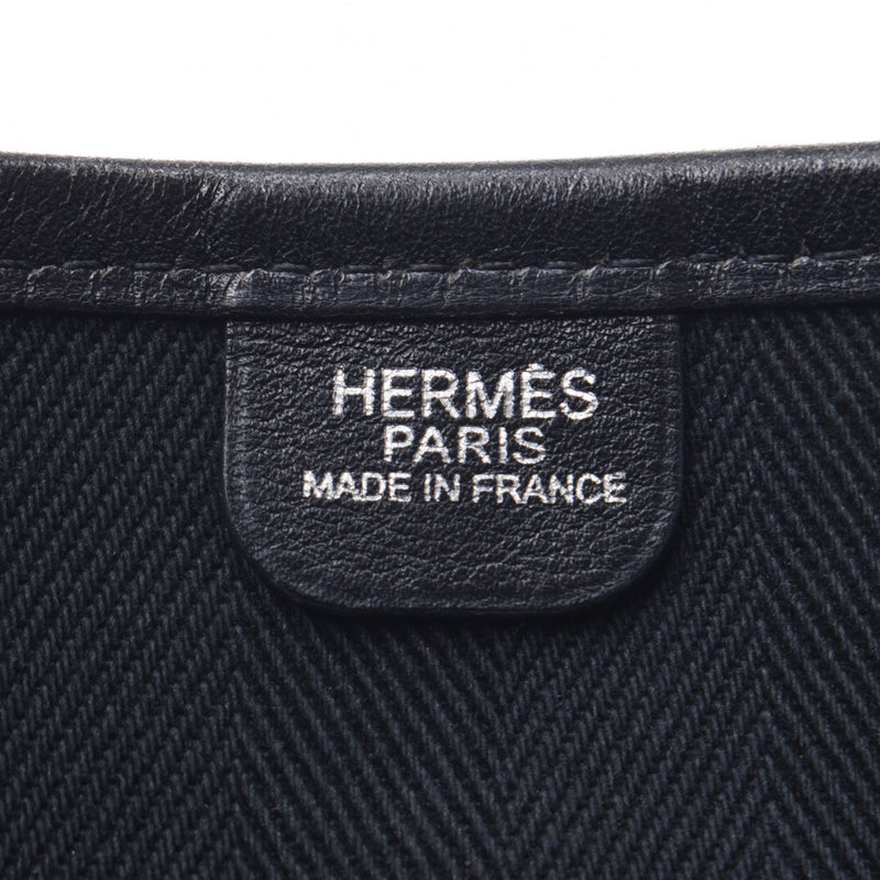 Hermes Hermes Evelin PM黑色银色支架□J-engraved（2006年左右）男女皆宜的拖车/凝乳肩袋B排名用水池