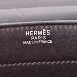 Hermes Hermes Saku Ade Peche 27 Dark Brown Silver Fittings □ J-Engraved (around 2006) Unisex Ever Cuff Handbag B Rank Used Sinkjo