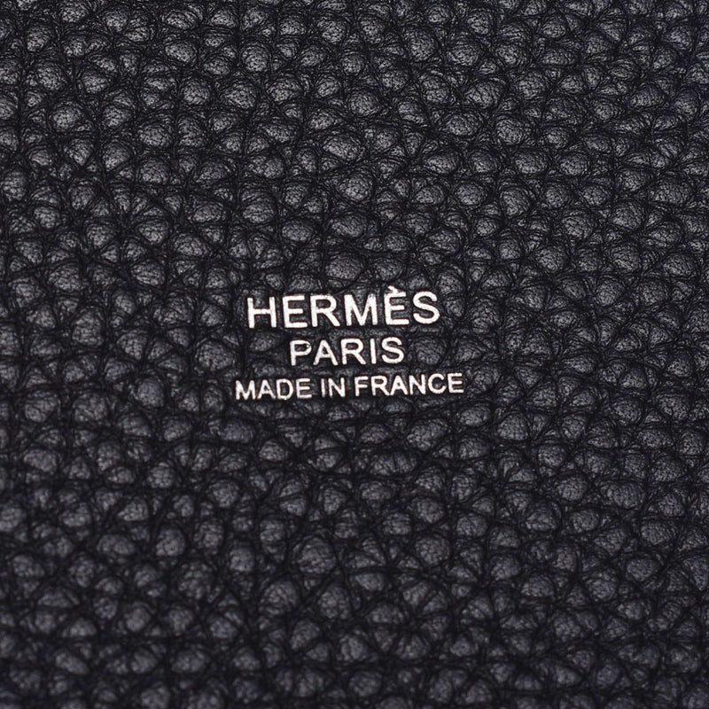 Hermes Hermes Picon Lock PM Black Silver Football Y Champion (around 2020) Ladies Triyo Clemance Handbag New Sinkjo