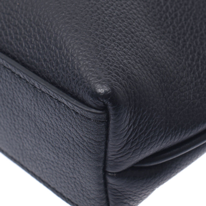 COACH Coach Men's Line Outlet Black F68014 Men's Curf Shoulder Bag Unused Silgrin