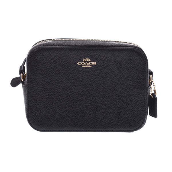 Coach Coach Mini Camera Bag Black Gold Bracket 87734 Ladies Curf Shoulder Bag Unused Silgrin