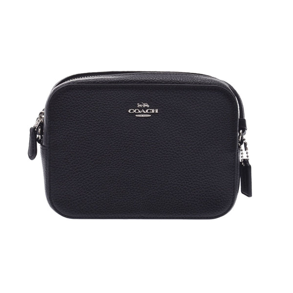COACH Coach Mini Camera Bag Black Silver Bracket 87734 Ladies Curf Shoulder Bag Unused Silgrin