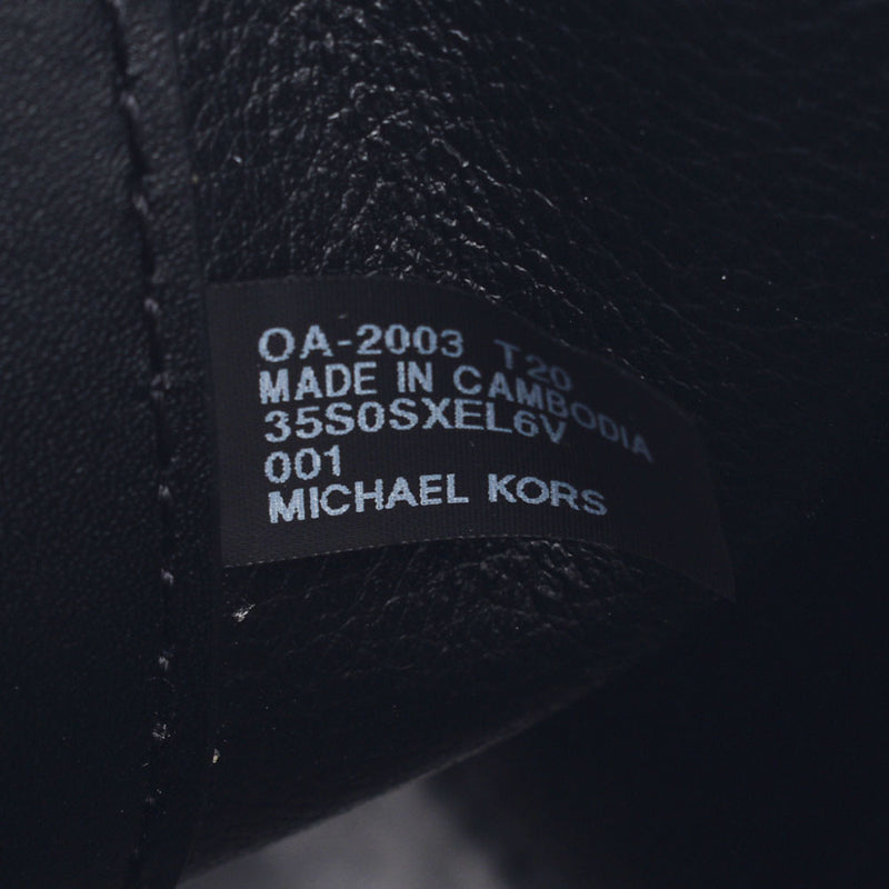 Michael Kors Michael Course Drawstring 2 way Bag Black / Gray 35S0SXEL 6V Women's PVC / Leather Shoulder Bag Unused Silgrin