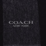 COACH coach Black / Gray 76059 Unisex Wool 95% / Cashmere 5% Muffler Unused Silgrin