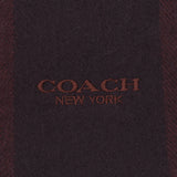 COACH コーチ バーガンディ×ウォールナッツ/エンジ系 76059 ユニセックス ウール95％/カシミヤ5％ マフラー 未使用 銀蔵