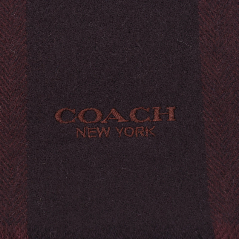 COACH 教练酒×坚果/ 恩吉 76059 中性羊毛 95% / 羊绒 5% 消声器未使用银藏