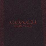 COACH Coach Bargandy × Wall Nuts / Engine-Based 76059 Unisex Wool 95% / Cashmere 5% Muffler Unused Silver