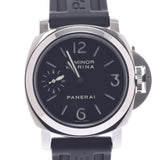 Officine Panerai Officene Panerai Luminor Marina PAM00111 Men's SS / Rubber Watch Hand-rolled Black Table A-Rank Used Sinkjo