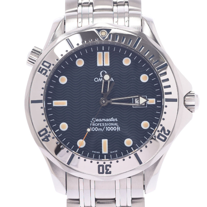 OMEGA Omega Seamaster Professional 2542.80 Men's SS Watch Quartz Navy Table AB Rank Used Silgrin