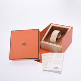 Hermes Hermes Clipper Chrono CL1.310 Boys SS Watch Quartz White Full Technique A-Rank Used Sinkjo