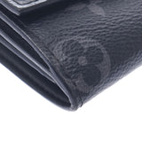LOUIS VUITTON ルイヴィトン モノグラム エクリプス ディスカバリー コンパクトウォレット 黒 M67630 メンズ 三つ折り財布 ABランク 中古 銀蔵