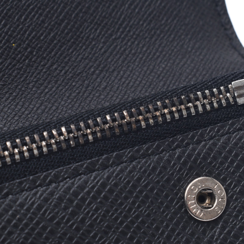 Louis Vuitton Louis Vuitton Taiga Portfoille Acordion Aldwards M30992 Men's Leather Long Wallet B Rank Used Silgrin