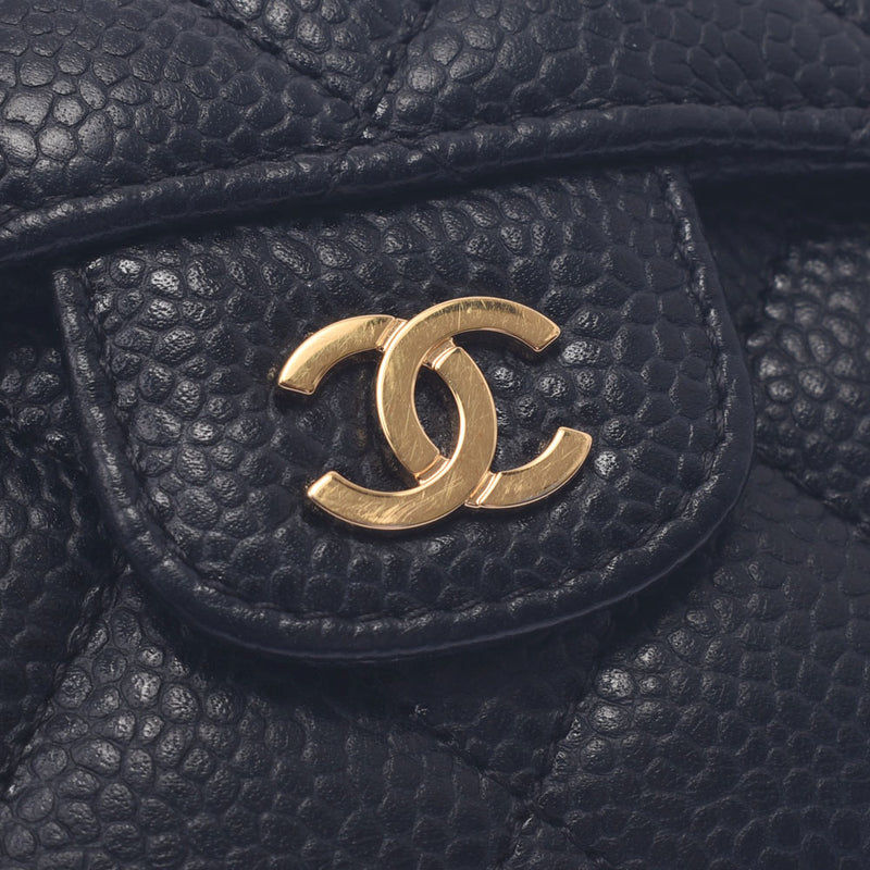 Chanel Chanel Matrasse Classic小襟翼钱包黑色女子皮肤三折纸钱包AB排名使用Silgrin