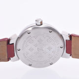 LOUIS VUITTON Louis Vuitton Tambourg Q1211 Ladies SS/Leather Watch Quartz Brown Dial A Rank Used Ginzo