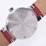 LOUIS VUITTON Louis Vuitton Tambourg Q1211 Ladies SS/Leather Watch Quartz Brown Dial A Rank Used Ginzo