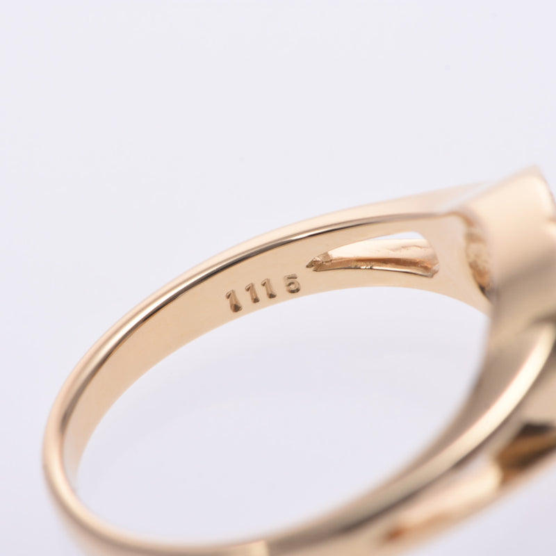 Christian Dior Christian Dior CD Logo Ring No.12.5 Ladies K18YG/Dial ring ring A rank Used Ginzo