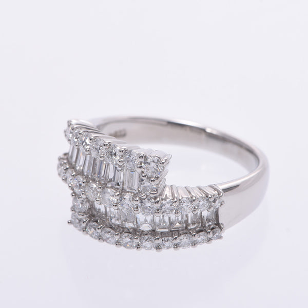 Other diamonds, 1.50ct 11, Ladies K18WG, ring, ring, A rank, used silver storehouse.