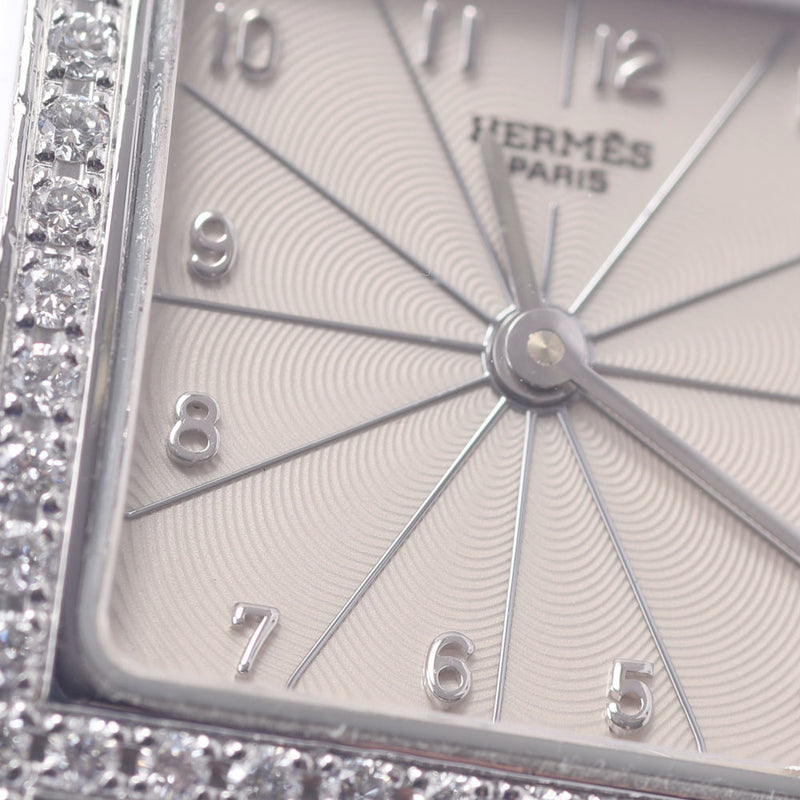 Hermes h watch lamb bezel diamond HH